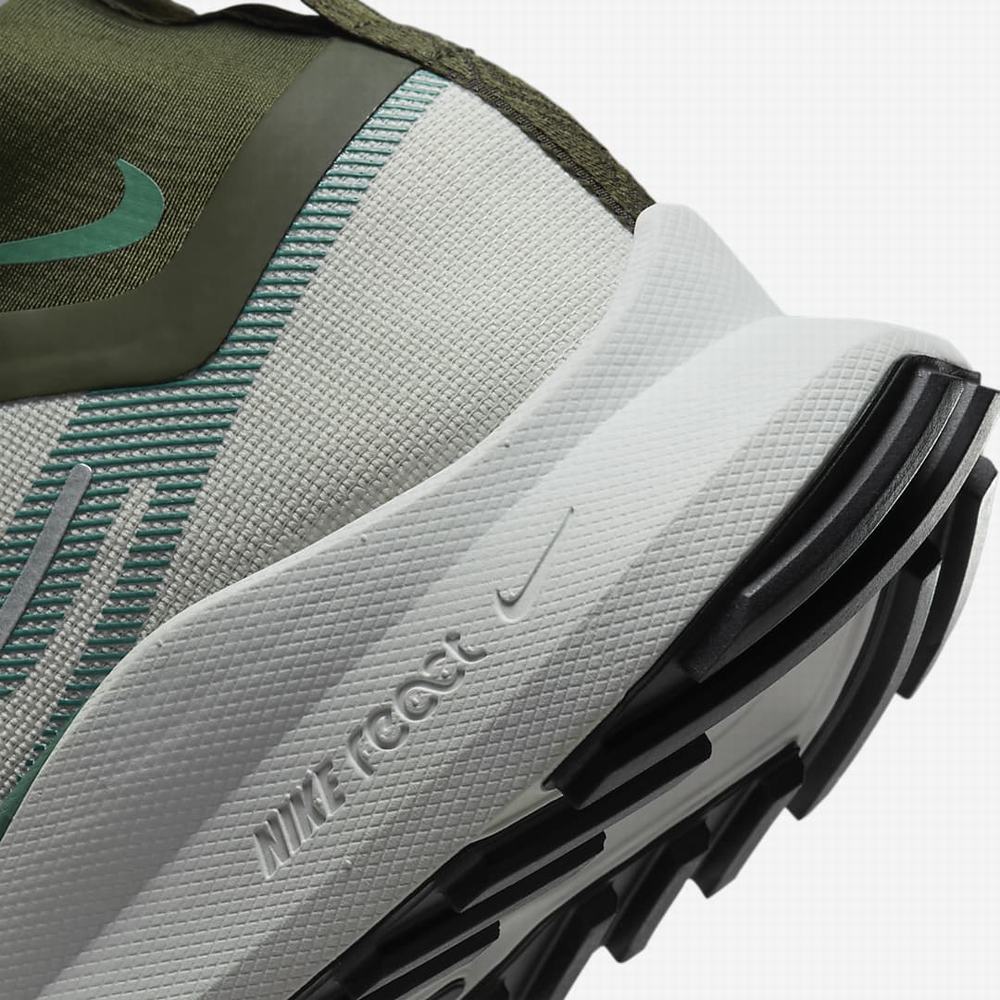 Nike Juoksukengät Netistä - React Pegasus Trail 4 GORE-TEX Miesten Vaaleanharmaat Khaki Valkoinen